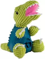 Dashi Rexi Dino žaislas – žalias dinozauro formos skanėstų atidarymo žaislas, ilgaamžis kramtomas dizainas