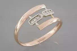 Auksinis žiedas su cirkoniais Brasco 49026