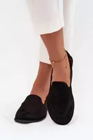 Boto Moteriški juodi elegantiški patogūs bateliai