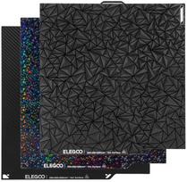 Dvipusių magnetinių lipdukų rinkinys Elegoo Centauri Carbon/Centauri 3D spausdintuvams - 3 vnt, - 256x256 mm