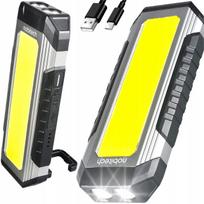 LED dirbtuvių prožektorius su XPE, stipriu kabliuku, stovu, magnetu, USB