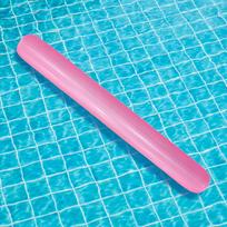 Pripučiamas baseino plūduras Pool Noodle, rožinis, PVC