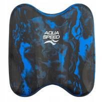 Plaukimo lenta AQUA SPEED Pullkick Swirl col.10, juoda-mėlyna