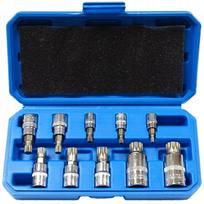 Sukimo antgalių rinkinys XZN SPLINE M4-M18, 10 vnt.