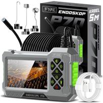 Endoskopinė inspekcinė kamera Full HD 5 m IP67 LCD 4,3" USB vamzdžiams