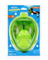 Vaikiška pilno veido kaukė Spokey XS žalia