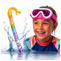 Vaikiškas nardymo kaukės ir snorkelio rinkinys Rider