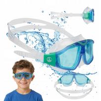 Vaikiška plaukimo kaukė AQUASTIC Mako jr Anti-Fog