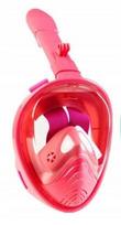Vaikiška nardymo kaukė KID PINK nuo 3 metų