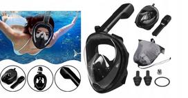 Nardymo kaukė visam veidui su snorkeliu L/XL (vamzdelis, akiniai)
