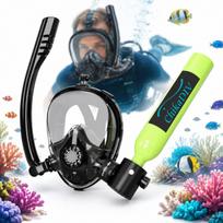 Mini nardymo baliono rinkinys 0,5L su pilna CHIKADIV kauke snorkelingui