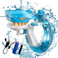 Vandens pistoletas Shark Blue su bakeliu