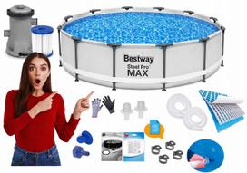 Baseino rinkinys su siurbliu 305x76 cm Bestway 2026, 17in1