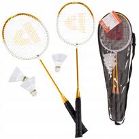 Badmintono rakečių rinkinys DONNAY 2x raketės, 3x plunksnelės, dėklas