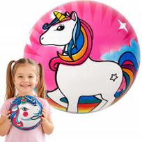 Guminis kamuolys PVC 23 cm, spalvotas paplūdimiui