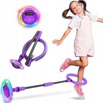 Vaikiškas LED šokliukas ant kojos Hula Hoop