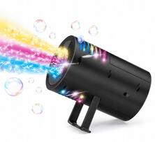 Muilo burbulų pistoletas su LED, 7 spalvos