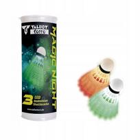 Badmintono plunksnelės su LED apšvietimu, 3 vnt., Talbot Torro