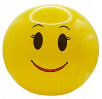 Pripučiamas paplūdimio kamuolys Smile 22 cm