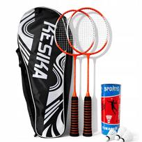 Badmintono rinkinys, 2 raketės, 2 plunksninukai