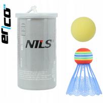 Badmintono strėlyčių ir kamuoliuko rinkinys su LED