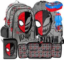 Mokyklinė kuprinė Spiderman, 5 dalių rinkinys