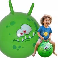 Šokinėjantis kamuolys su ragais ENERO, 45 cm