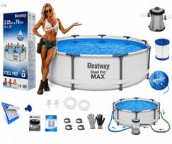 Baseinas su pompa 305x76 cm Bestway 17in1, modelis 2026