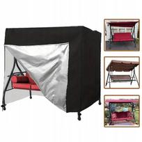 Sodo sūpynių uždanga XXL 220x125x170 cm, nepralaidi vandeniui ir vėjui
