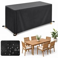 Lauko baldų uždangalas 230x165x80 juodas, vandeniui atsparus