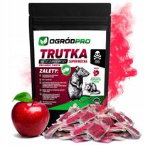 Nuodinga pasta nuo pelių ir žiurkių, raudoni maišeliai, 1 kg