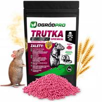 Graužikų nuodai POISON STRONG, granulės, raudonos, 1 kg
