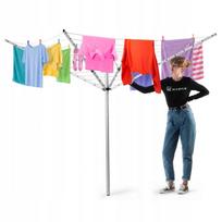 Skalbinių džiovykla GARDEN DRYER 50 m, 4 išorinės svirtys, pasukama
