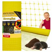 Tinklas kurmiams 50g 2x50m geltonas