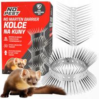 Nerūdijančio plieno smaigai latakams nuo kiaunių