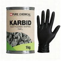 Kalcis karbidas 1 kg su pirštinėmis