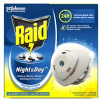 RAID prietaisas ir kasetė nuo uodų Night & Day