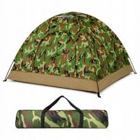 Palapinė 3 asmenims, atspari vandeniui, su tinkleliu nuo uodų, camo