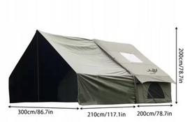 Pripučiama palapinė su pompa 3x2x2 m, 3-5 asmenims
