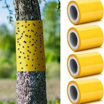 Dvipusė lipni vabzdžių juosta medžiams, 10 cm x 2 m