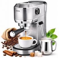 Espresso kavos aparatas 20 bar Thermoblock su LED pieno putų plakikliu SEVERIN KA 5997