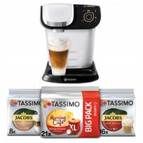 Kapsulinis kavos aparatas Bosch Tassimo My Way WHITE su 3x Tassimo