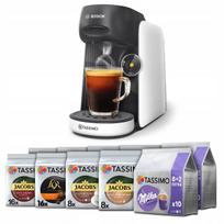 Kapsulinis kavos aparatas Bosch Tassimo Finesse baltas, 10 kapsulių