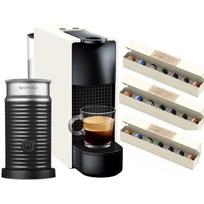 Kavos aparatas kapsulėms NESPRESSO ESSENZA MINI su pieno plakikliu ir 28 kavos kapsulėmis