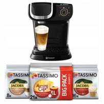 Kapsulių aparatas Bosch Tassimo My Way juodas + 3x Tassimo