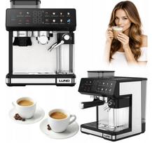 Espresso kavos aparatas su kapučinatoriumi ir malūnėliu 1350W 20bar LUND 11in1 Flask