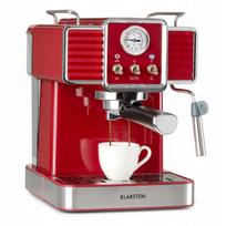 Espresso kavos aparatas 1350W 20bar 1,5L su pieno putų plakikliu raudonas