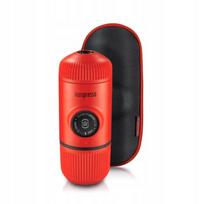 Nešiojamas espreso kavos aparatas Wacaco Nanopresso Lava Red 18Bar su dėklu