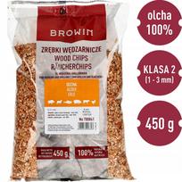 Rūkymai ir kepimui skirti alksnio drožlės, 450 g, BROWIN