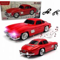 Belaidis Bluetooth automobilio garsiakalbis Classic Red WS-300SL LED